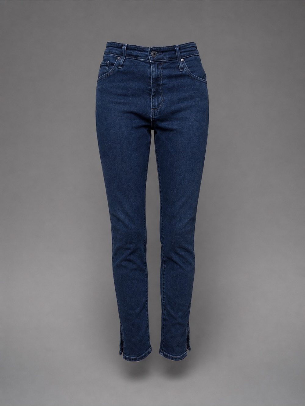 AG Adriano Goldschmied Farrah Skinny Ankle Jeans High-Rise Dark Wash 27R